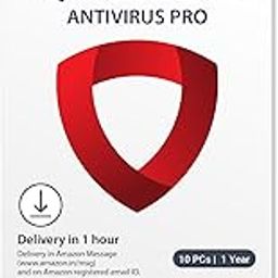 Quick Heal Antivirus Pro Latest Version - 10 PCs, 1 Year| AI Based Device Security for Laptop | Email and Browsing Protection (Email Delivery in 1 Hour- No CD)-1