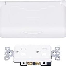 Weatherproof Outlet with Cover US Power Socket Outdoor RV RVECTRICAL RECeptacle 15A 125VAC-image-48
