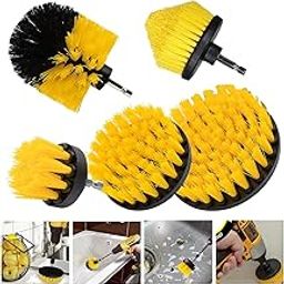 5Pcs Power Drill Scrubber Brush Set, Multi-Function Drill Brush Attachment, 5 Type of Scrubber, Scrubber Brush for Bathroom, Floor, Shower, Corner, Wheel Hub, Sink (Without Drill Machine)-33