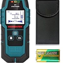 HANMATEK Stud Finder Wall Scanner Detector With Pro Smart Sensor, Audio Alarm and HD LCD Display - 5 in 1 Upgrade Wood Exact Mode Tool for Center Edge of Metal, AC Wire, Pipe-42