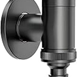 Spazio Washing Tap Black | Laundry Faucet | Washing Machine Facuet (Pack of 1) for Washing Machine/Bathroom Taps with Wall Flange Nozzle Cock Faucet (Wall Mount Installation Type)-image-65