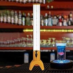 UJEAVETTE Mimosa Tower Drink Dispenser Kitchen Party Margarita Grilling Beer Dispenser Yellow 3L-picture-8
