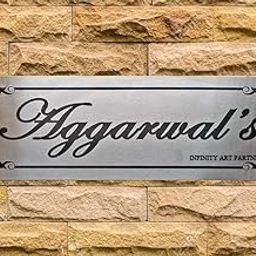 INFINITY ART PARTNER Personalised Stainless Steel 304 Quality Brush Finish Nameplate with Engraved Fill Letters ALL WEATHER PROOF. 12X4 Inches (30.48X10.16 cm)-image-98