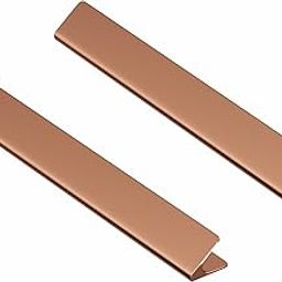 LAPO Premium Kitchen Profile Handle - Cabinet Door Handle and Office Drawer Profile Handle, Furniture Aluminium Finish Drawer Handle (8 Inch, Rose Gold Color)- Pack of 2-image-30