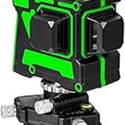 Litenyx Laser Level Line tool Laser Light Machine 3x360° 3D Level Measurement Tool with Stand Vertical Horizontal Cross Self-leveling Tool for Construction 12 line Laser level Machine [Upto 20hrs]-0