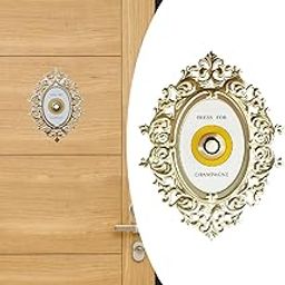 Push Button Doorbell Home Wall Decor Ornament for Farmhouse Front Door Party-image-4