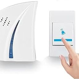 VORACIA Wireless Doorbell Kit Over 250 Feet Range 32 Rings Door Bell Chime Cordless Calling Remote Control Door Bell Ideal for Home,Shop,Office-picture-6