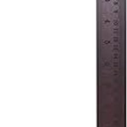 Homdum Carpenter try square with 12inch steel ruler scale heavy duty 90 degree woodworking tool for engineer metal works size 12”-image-1