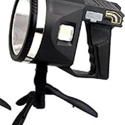 Juflix Super Bright LED Torch,90000 Lumens Powerful LED Flashlight Portable Torch USB Rechargeable Searchlight Waterproof Spotlight with Bracket Fishing Light Lantern-17