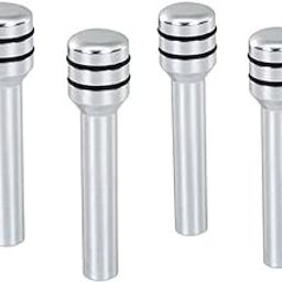 4PC/-Set Door Lock Knob Pull Pin Aluminum Interior Door Lock Knob Pull Pin Car, SUV, Van, Truck for All Car Universal (Silver 4PC, Door Lock Pull PIN)-image-35