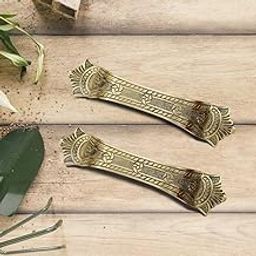 BRASSLO® 6" Maharaja Brass Cabinet Handle CH-043 | Antique Finish | Heavy-Duty Designer Pull Handle | Solid Brass Cabinet Handle | Pack of 2-image-85