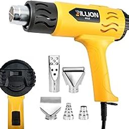 Heat Gun, BILLION GOLD 1800W Hot Air Gun Kit, 100°F - 1400°F (50-650°C), Overload Protection Heating Gun with 5 Nozzles for Shrink Wrap,-image-51