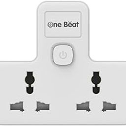 One Beat Cordless Extension Board, Multi Plug with 2 Sockets - Flex Board with Safety Shutter Protection (2 Socket Wall)…-image-11