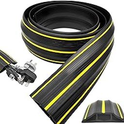 Floor Cable Cover, Perfect for an Office, Home, Workshop, Warehouse, Concert, Or Other Outdoor Setting, Floor Cords, Cables and Wires Protector 82 mm X 17 mm X (2 Meter)-image-17