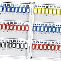 CALANDIS™ Key Lock Box Cabinet Key Organizer Wall Mount with Hooks for Valets Property 48 Key Position | Lock Boxes | Access Control Equipment | Facility Maintenance & Safety-9