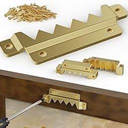 Wuno Shop 15PCS Sawtooth Picture Hangers, Heavy Duty Picture Hanging Hardware with Screws, Large Saw Toothed Picture Frame Brackets for Solve Heavy Picture Hanging, Picture Frame Hooks -Gold-image-37