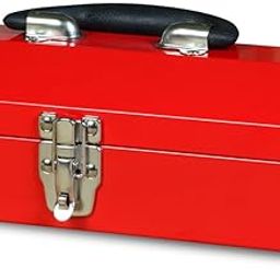 Torin Big Red 16" Portable Steel Tool Box, Red-20