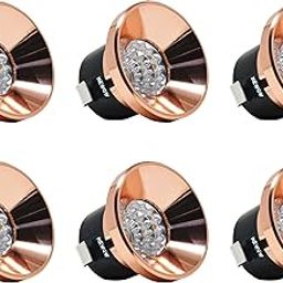 NEWOW Pluto Rose Gold Ceiling Light, COB Light, Spot Light, Down Light (Color- Warm White, NWCB03, 6, 3W)-23