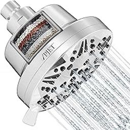 Stainless Steel Multiflow Polished Shower Head Filter for Hard Water - Softener With Purifier Cartridge for Tanker/Borewell-picture-10
