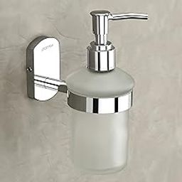 Plantex 304 Grade Stainless Steel Hand Wash Holder for Wash Basin/Liquid Soap Dispenser/Bathroom Accessories - Parv (Chrome)-image-28