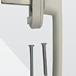 Sliding Short Neck Handle Metal uPVC Hardware White Colour-picture-14