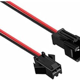 22 AWG JST SM 2 Pin Plug Male and Female Connector with 115 mm wire-13