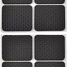 Instakart Furniture Silicone Protection Cover || Square Shape Rubber Floor Protector, Non Slip Furniture Pads, Sofa Bed Balance Pad Noise Insulation Pad,4 Cm Black Color,8 Pcs-image-65