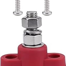 CLUB BOLLYWOOD®M10 Terminal Block Stud Power Distribution Block for Auto Truck RV Boat Red|Business & Industrial | Electrical & Test Equipment | Connectors, Switches & Wire |1 M10 Terminal Block Stud-picture-11