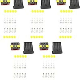 THE STYLE SUTRA® 5 Kit Waterproof Electrical Wire Cable 5 Pin Way Plug-32