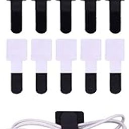 Oligitdi Cable Ties 10pcs Adjustable Cord Straps Cable Organizer Cord Wrap Management Wire Ties Electronics Accessories-23