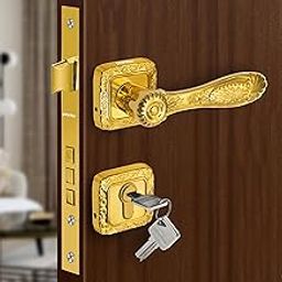 Plantex Premium Door Locks with 3 Years of Warranty by Palntex/Main Door Lock for Home/Mortise Lock for Door - Main Door Lock Set (644 - PVD Gold)-image-16