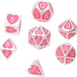 ATORSE Toy 7 Pieces Metal Polyhedral Dice D4 D6 D8 D10 D12 D20 Set Role Play Game 01-Toys & Hobbies-Games-Role Playing Games-Dungeons & Dragons-Accessories & Dice-image-6