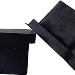 AKURA, Floor Protector Square Rubber Cap/Bush/Shoes for Furniture Feet Chair Table (Size - 25 x 25mm / 1" x 1") Pack of 20-picture-22