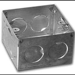 KTandT 2 Module Metal Flush Box | Standard Size & Construction | GI Coated, Silver | for 2 Module Plate | Accurate Size | Machine Made | Made in India (Pack of 4)-image-10