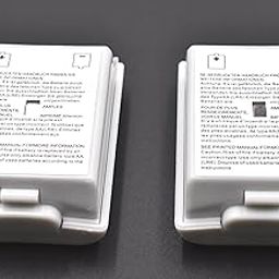 2pcs Battery Cover for Microsoft Xbox 360 Wireless Controller (White)-image-19