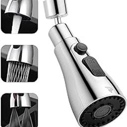 Pixaflo Tap Extender for Kitchen Sink | Flexible Faucet with Tap Extension for Convenient Use Upgrade Your Kitchen Sink with Flexible Tap for Easy Access | Faucet Splash Head-picture-17