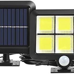 HOLPPO Outdoor Light Fixtures Wall Mount COB 120LED Solar Light Outdoor Motion Sensor Wall Light Waterproof Garden Lamp Emergency Pathway Yard Street Lamp Dropshipping (Emitting Color : 120 LED COB)-23