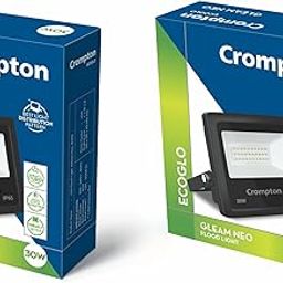 Crompton Aluminium Gleam 30 Watt Outdoor Waterproof LED Flood Light|Wide Angle Beam| (Cool Day Light 6500K) - Pack of 2-picture-18