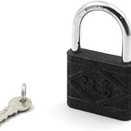 Heavy Duty Iron Padlock with Brass Core, Waterproof Anti-Theft Lock for Home Dormitory and Outdoor Use (32 mm) Small Size Mini Lock-image-87