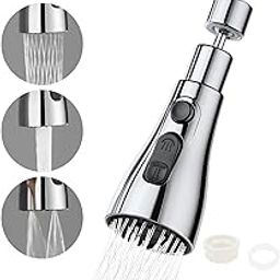 CLINTON Tap Extender for Kitchen Sink | 360° Degree Rotation | 3 Modes Water Faucet Sprayer | Dual Flow Aerator Kitchen Sink Faucet-picture-17