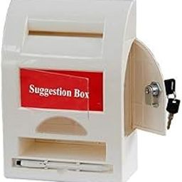 Multipurpose Letter Box Suggestion Box Complaint Box Donation Box with Lock Table Top for Wall Mounted Complain Box Mail Box for Home Office-20