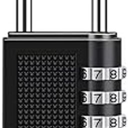 DOOMSDAY 4-Digit Combination Padlock for Lockers, Gym, Suitcase, Door, Fence, Toolbox – Resettable Code Lock, Zinc Alloy Body, Waterproof & Rust-Resistant, Keyless Security Lock-image-12