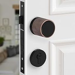 Plantex Brass Heavy Duty Door Lock/Main Door Mortise Lock Pull Handle/Handle Set For Home/Office - Door Accessories- (Aps-Pt0010- Copper Antique - Black)-image-23