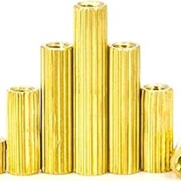 (50pcs) Knurled Double Pass Round Threaded Post, M2x34mm,Suitable for Model, Drone motherboards.-picture-0