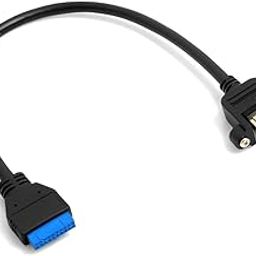 KNEUTRIX USB 3.0 Type A to 20 Pin Motherboard Header Adapter Mount ; USB3.0 Mother Board to USB Port Connector-picture-20