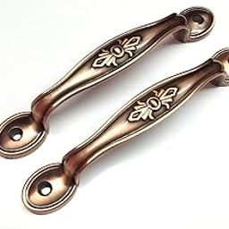 Techlife Accessories Antique Copper Finish Door Handle/Pull Handle/Kitchen Cabinet/Wardrobe Handle for Home Décor | Office | Hotels (122 mm, Copper, Pack of 2)-picture-13