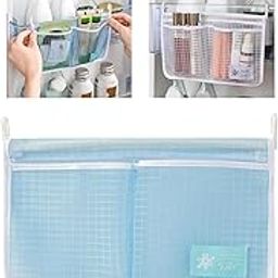 pristu Fridge Storage Mesh Bag Hanging with Hook Multi Function for Wall Doors Blue|Home & Garden | Household Supplies & Cleaning | Home Organization |1Refrigerator Storage Mesh Bag | Multicolor-19