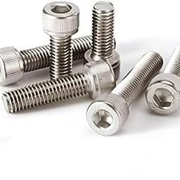 BMOSESE ® M8 X 100mm length Allen Cap socket head screw Stainless Steel | Allen socket head cap screw with Nut and Washer (100 pcs set)-picture-2