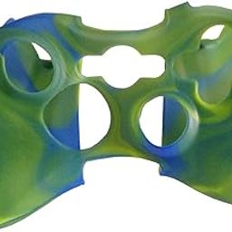 OSTENT Camouflage Soft Silicone Skin Case Cover Pouch Compatible for Microsoft Xbox 360 Controller - Color Light Green-3