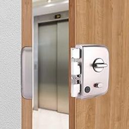 Godrej Centaur Rim Lock I World's 1st Dual Motion Lock | Ultra XL+ Technology| 4 Keys I 1CK Dead Bolt Lock for Main & Safety Door I Antique Copper Finish (Satin Nickel)-image-18